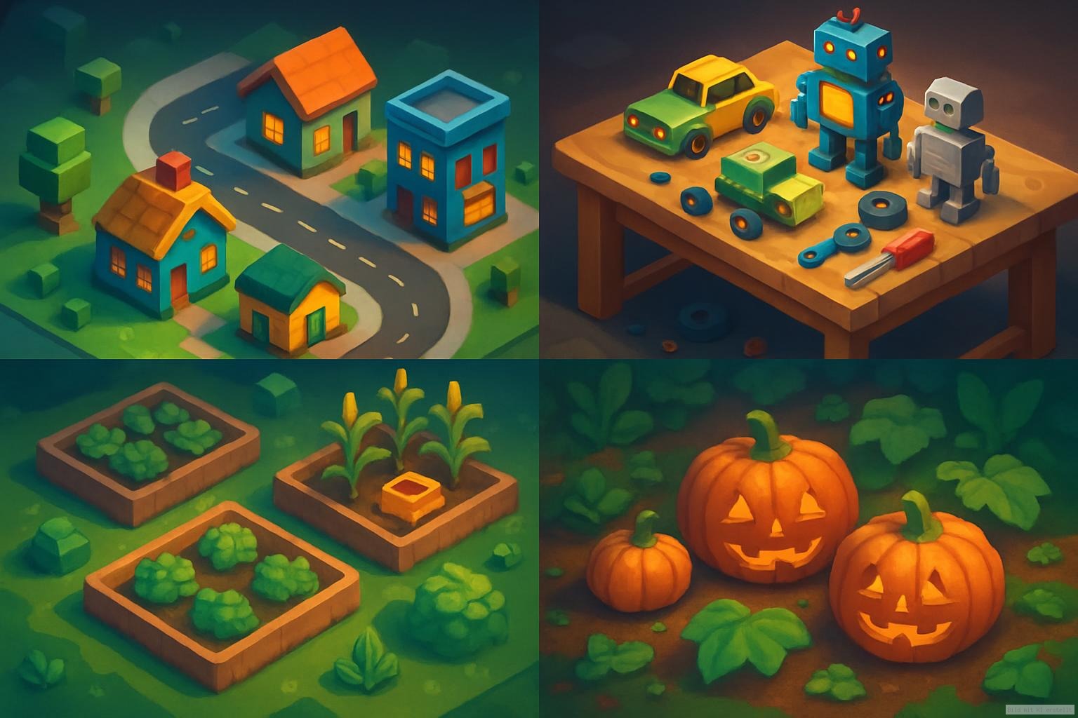 Builder Games Humble Bundle: Städte, Fahrzeuge und Gärten für wenig Geld – LinuxFokus