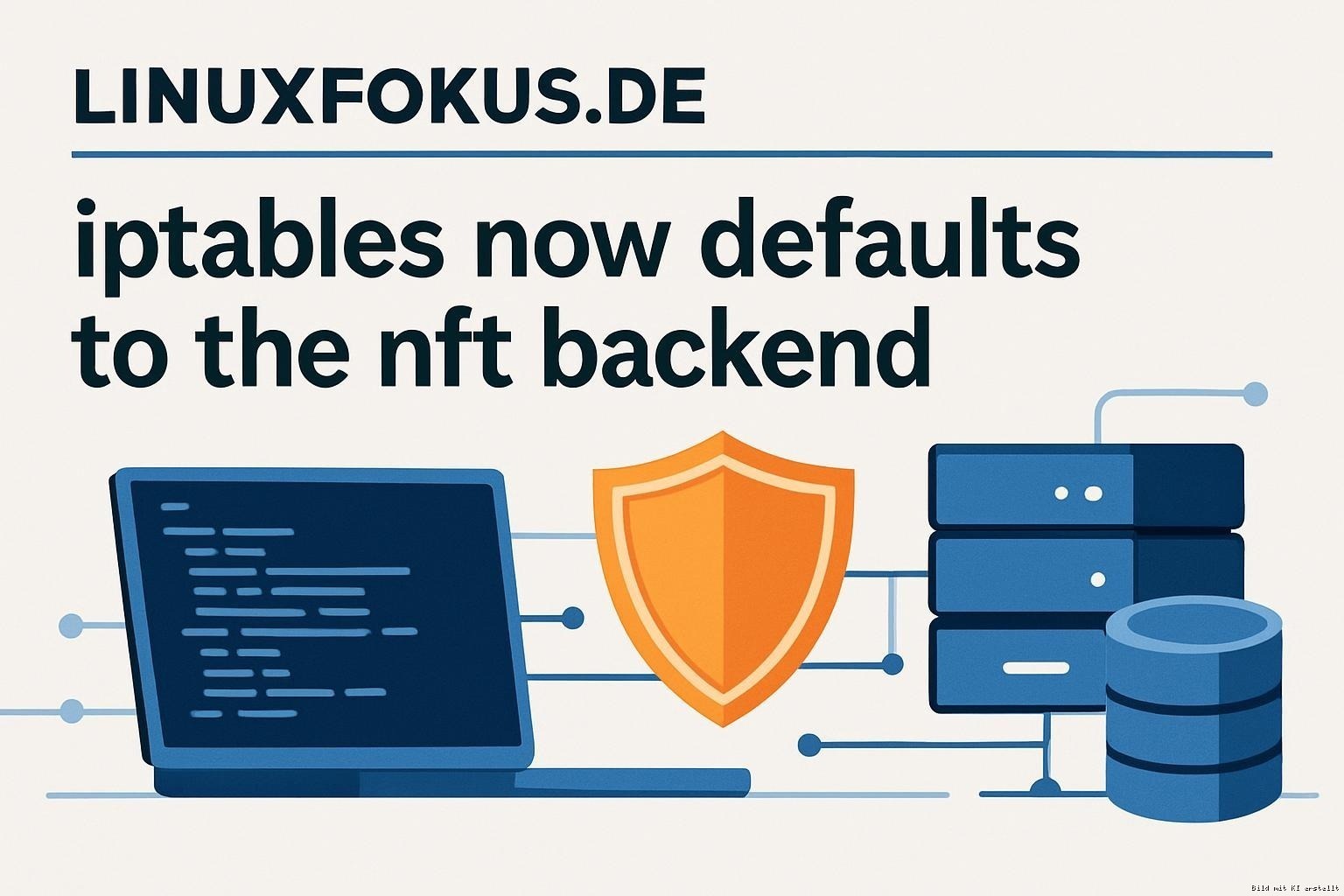 iptables now defaults to the nft backend – LinuxFokus