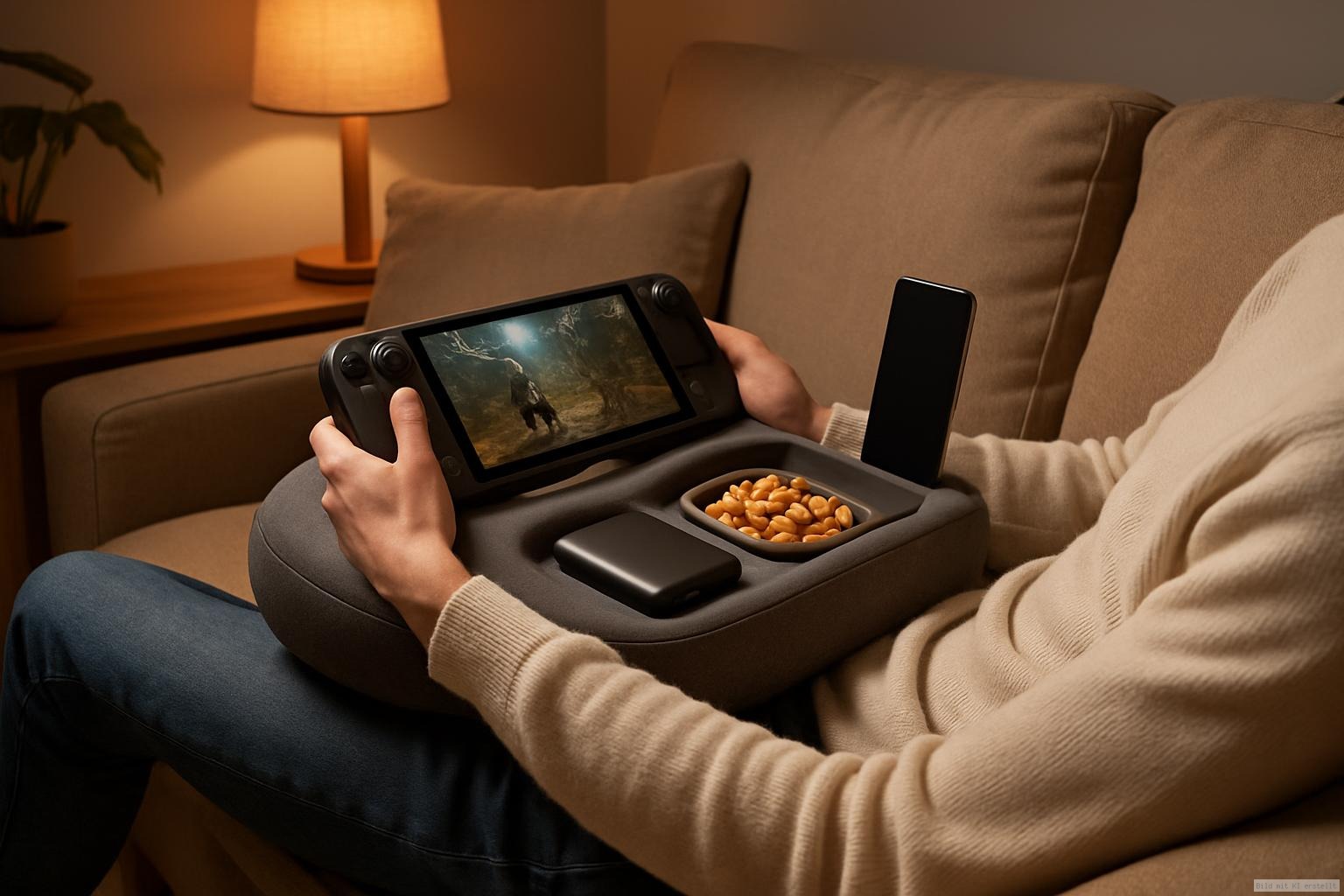 LULULOOK Gaming Pillow für Steam Deck: Komfort-Upgrade für Couch- und Bettspielende – LinuxFokus