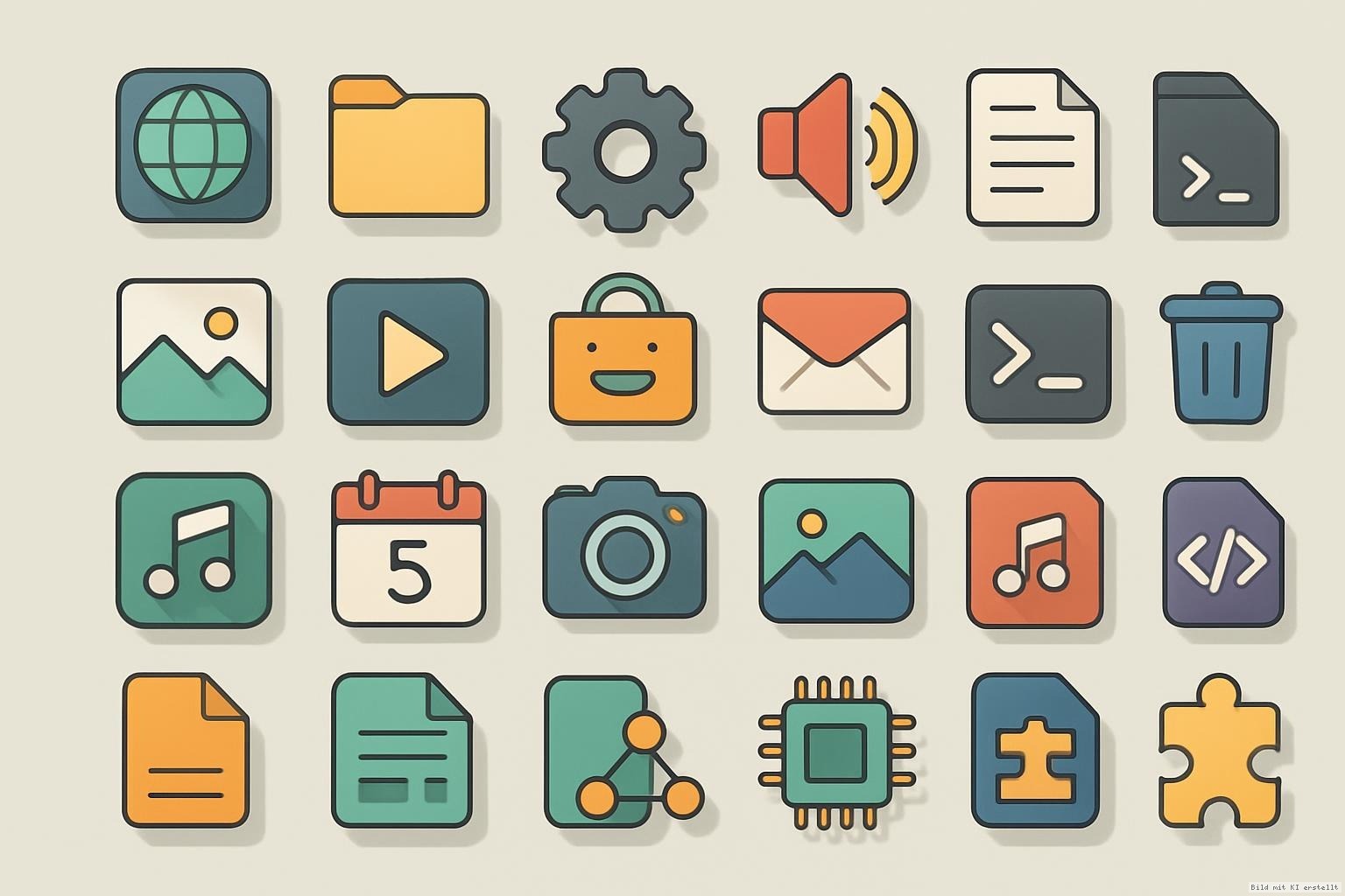 Mehr über den Artikel erfahren Papirus-Icon‑Theme erhält erste Aktualisierung seit über einem Jahr – 80+ Icons ergänzt
