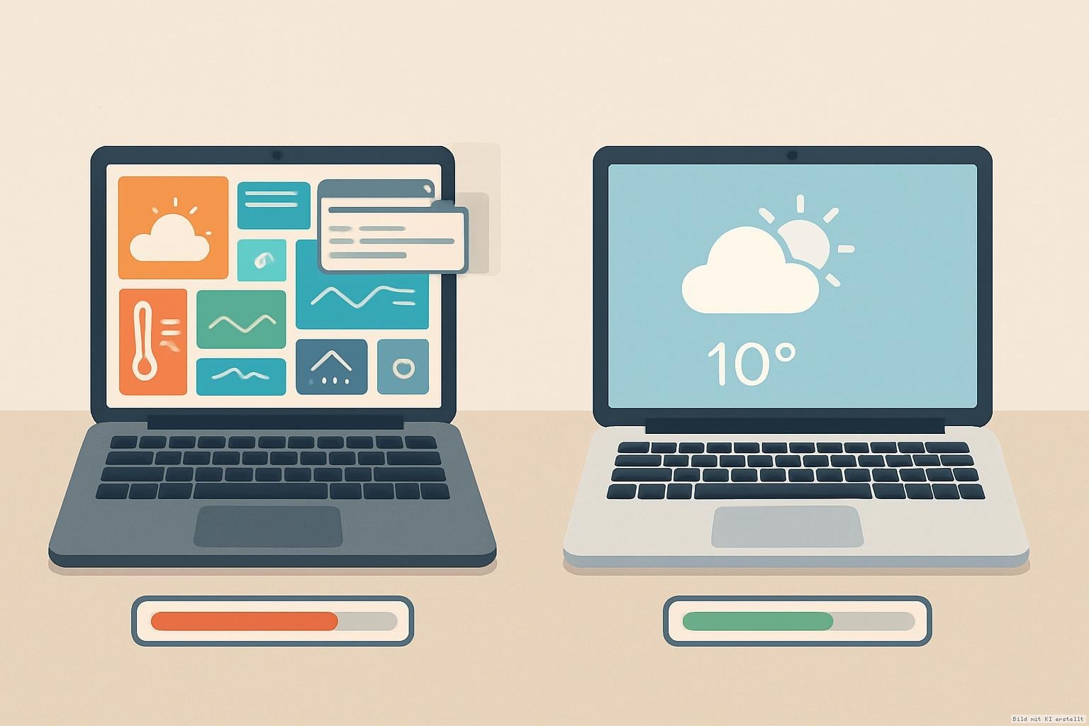 Mehr über den Artikel erfahren Speicherhunger im Vergleich: Windows‑Wetter-App vs. Linux‑Alternativen